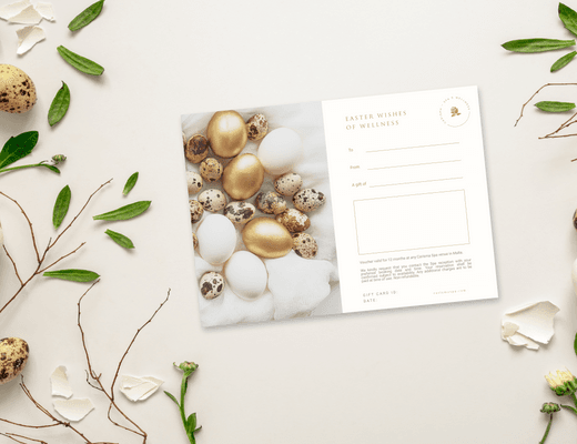 Easter spa gift card occasion at Carisma Spa Malta