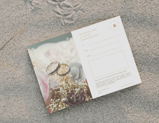 Anniversary spa gift card occasion at Carisma Spa Malta