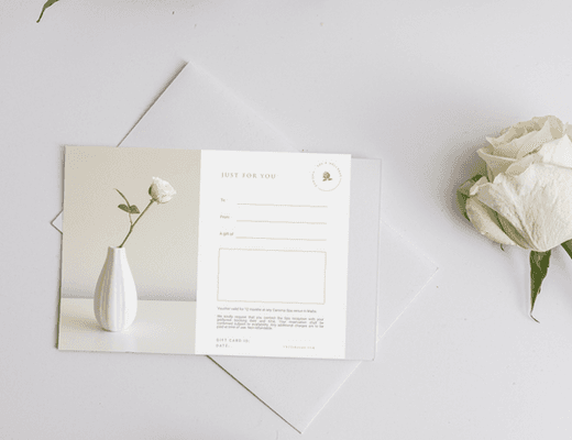 Just For You spa gift card occasion at Carisma Spa Malta
