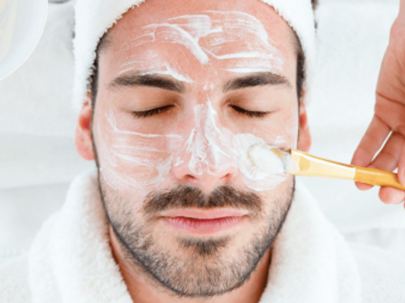 Men's facial treatment designed for male skin at Carisma Spa Malta