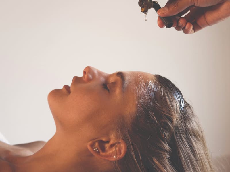 Indian head massage targeting scalp and neck tension — Carisma Spa Malta