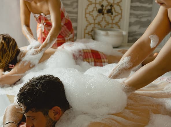 Hammam Ritual couples spa package in Malta — traditional Turkish bath foam massage for two