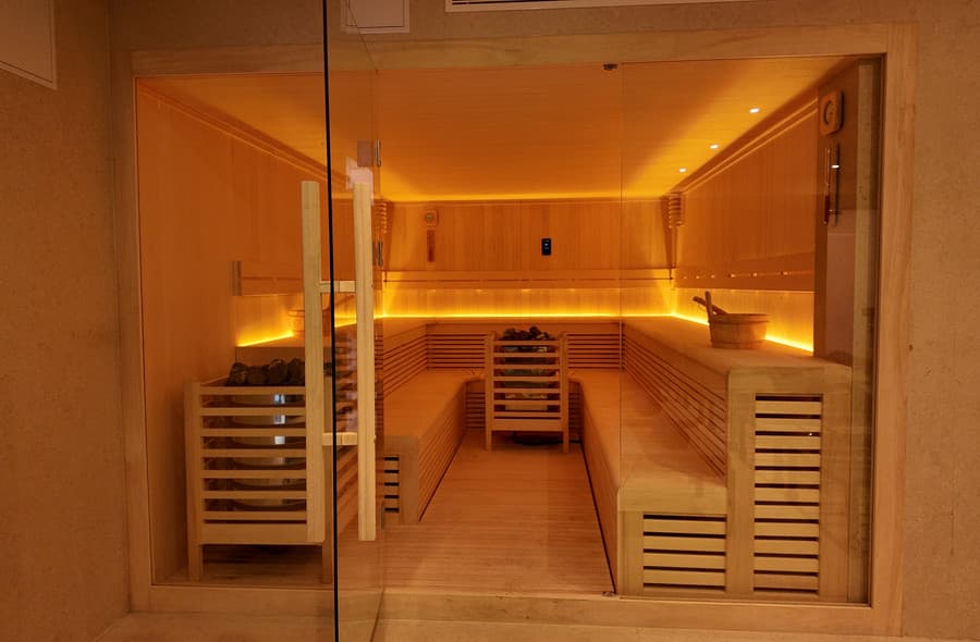 Sauna at Carisma Spa, Novotel Malta Sliema